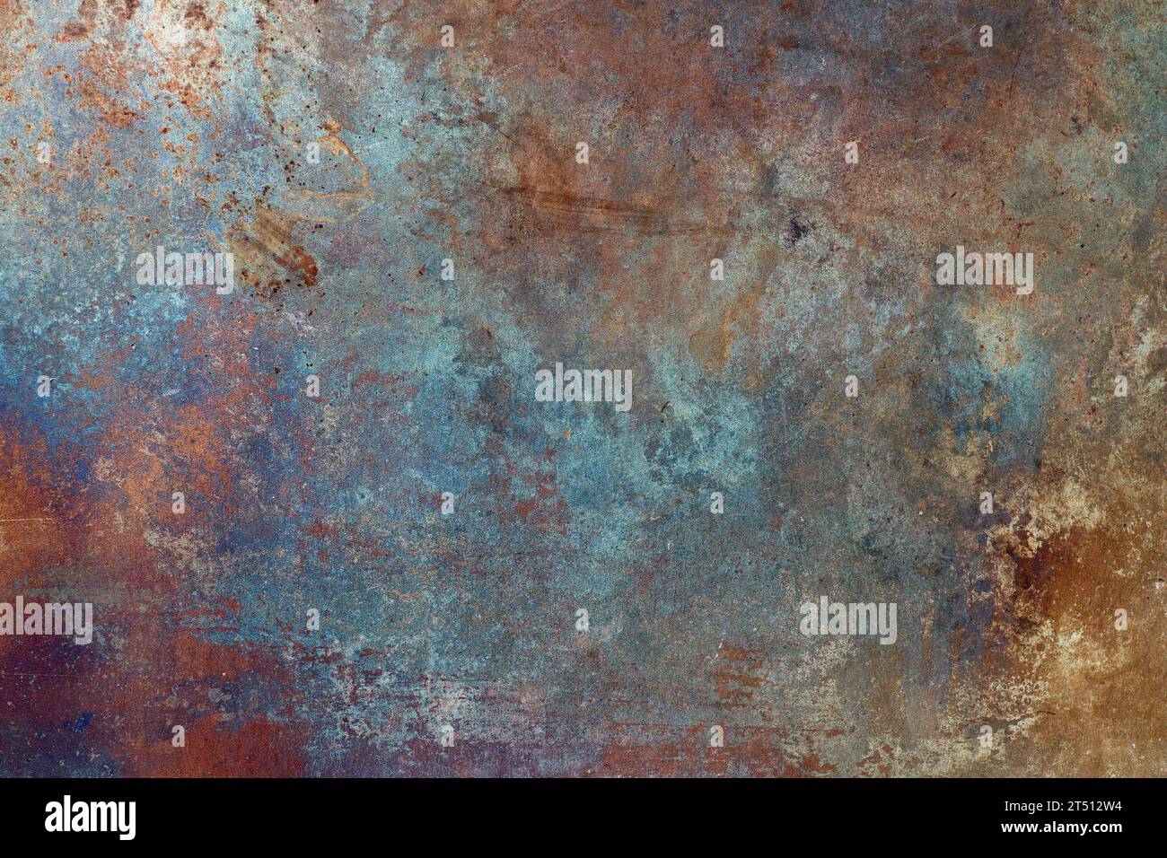 Rusty surface of old dirty iron plate Stock Photo