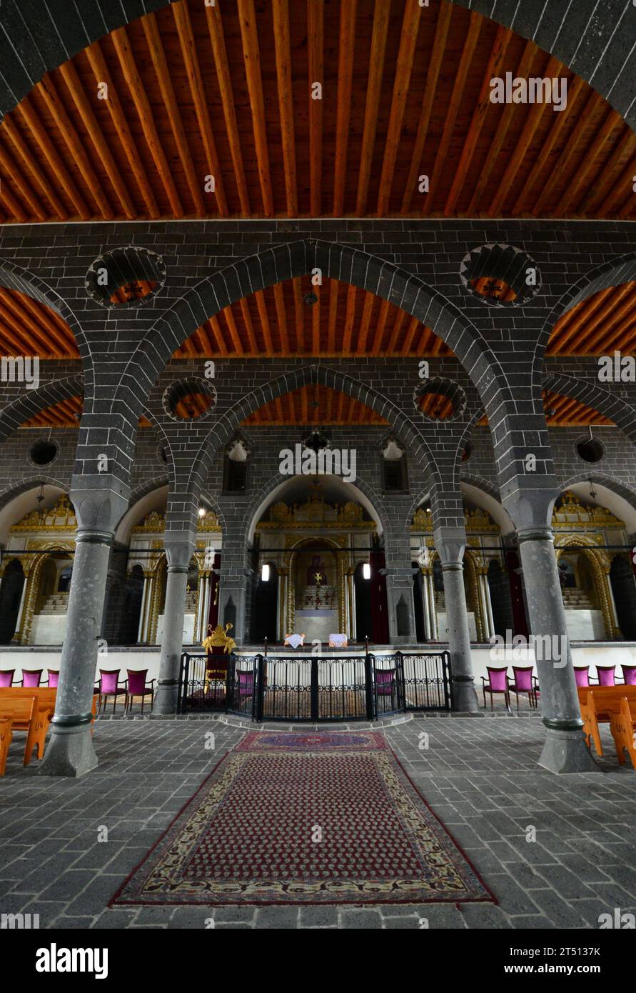 Surp Giragos Armenian Church in Diyarbakir, Turkey Stock Photo
