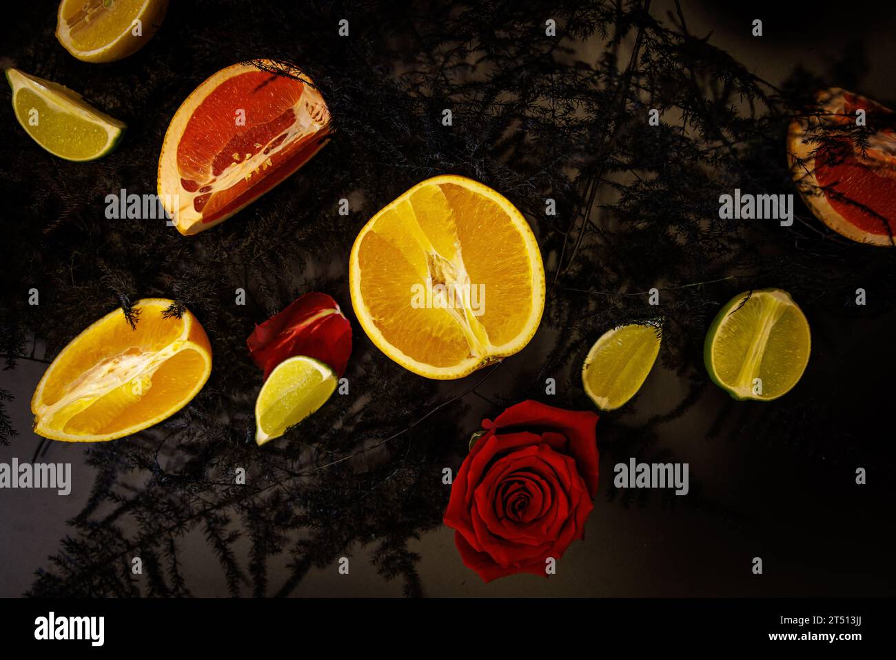 Various fresh citrus fruits hi-res stock photography and images - Alamy