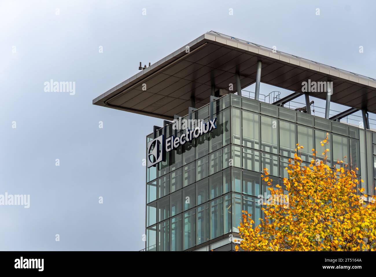 Exterior view of the headquarters of Electrolux Professionnel, a