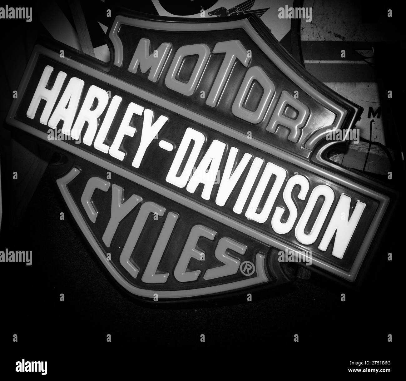 Harley davidson logo Black and White Stock Photos & Images Harley davidson logo Black and White Stock Photos & Images