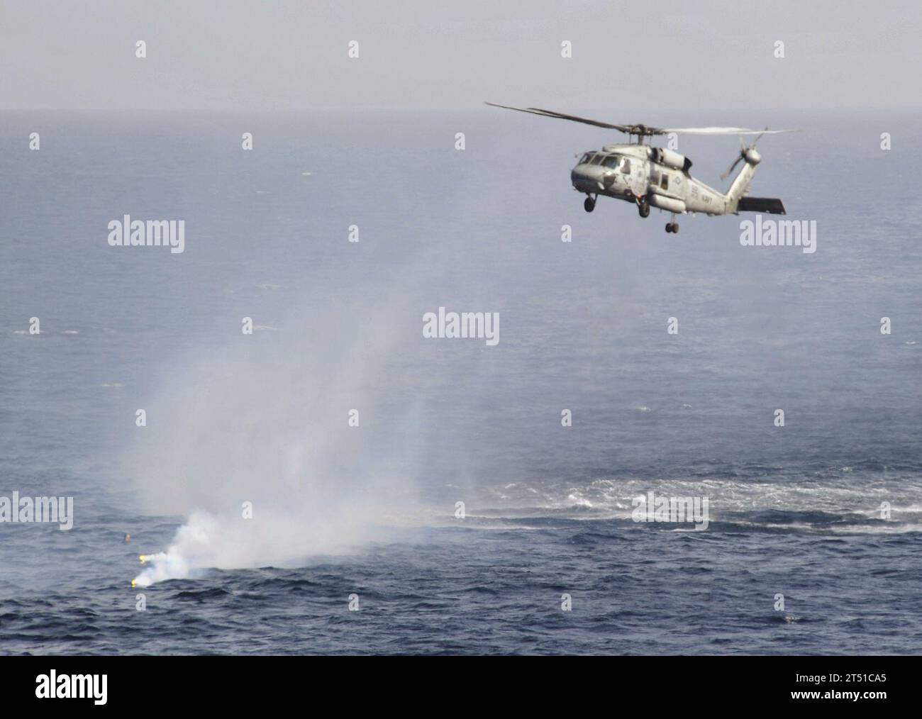 (HS) 15, aircraft carrier, helicopter, man overboard, Search and Rescue ...