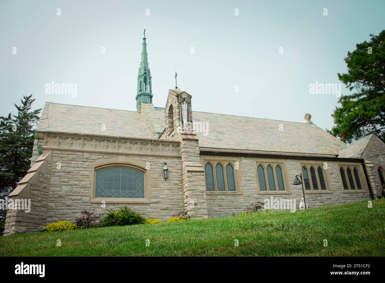 chapel on the river Stock Photo - Alamy