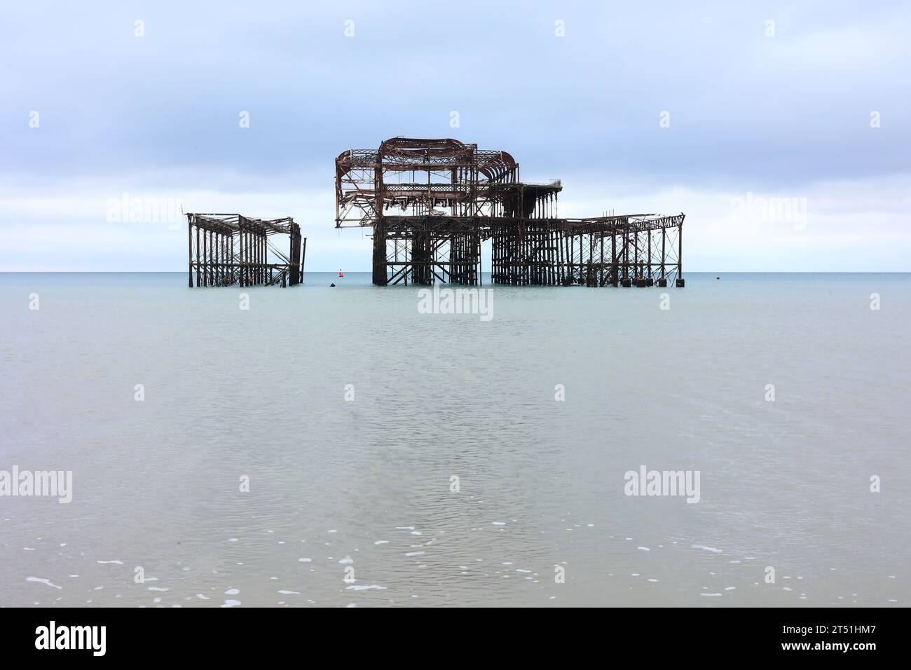 Images of Brighton seafront and pier Stock Photo