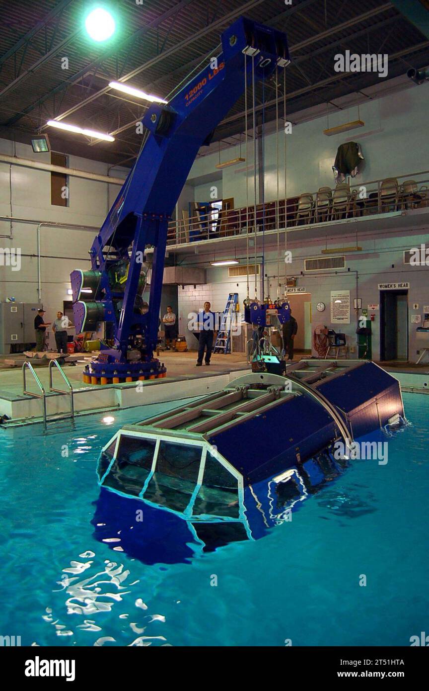 9D6 Modular Egress Training System, Aviation Survival Training Center Jacksonville Stock Photo