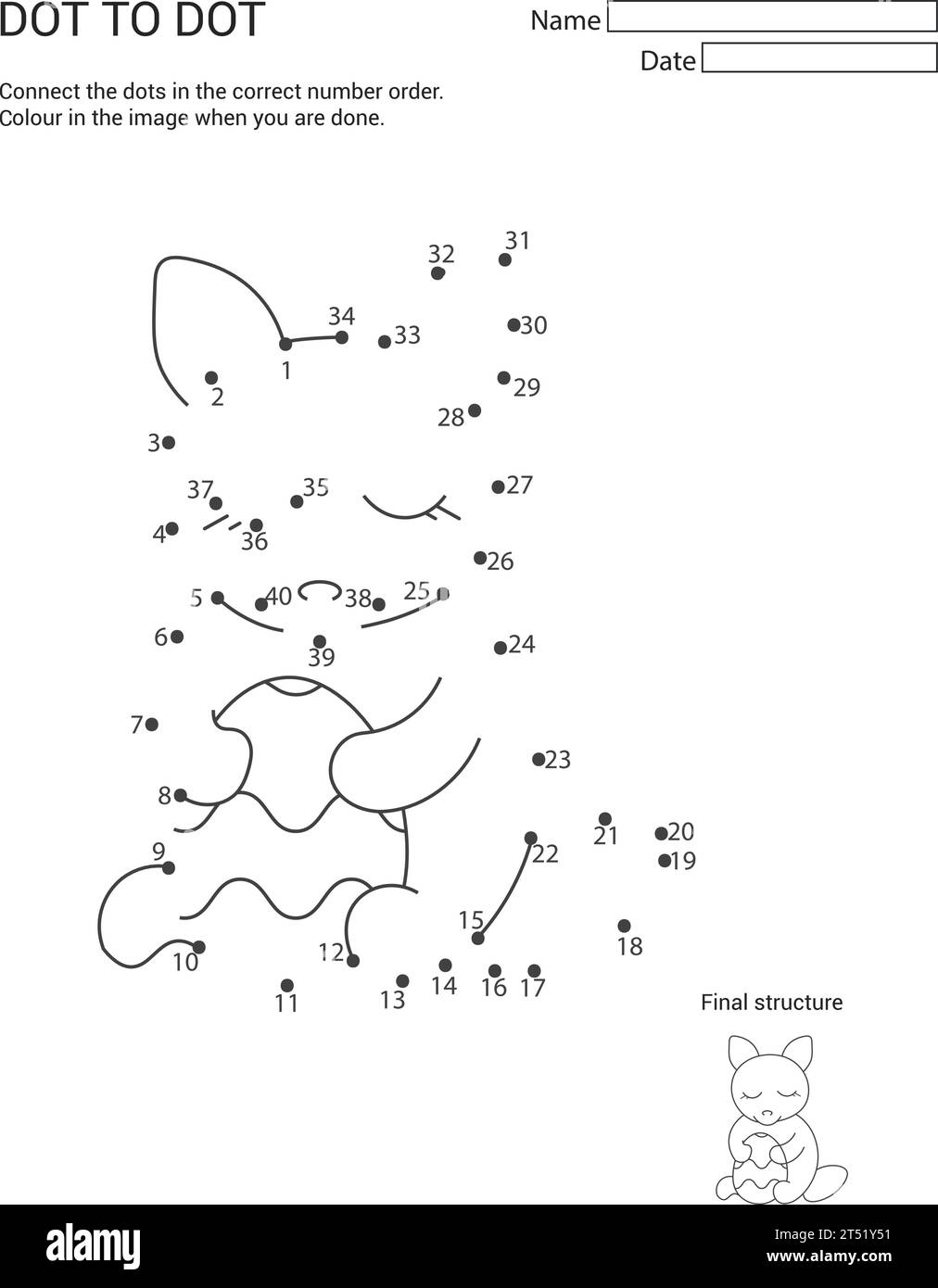 Baby easter rabbit Royalty Free Vector Image Stock Vector Image & Art