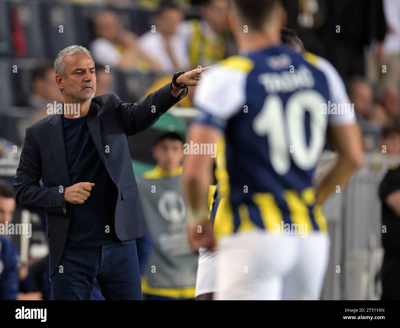 ISTANBUL - Fenerbahce SK trainer coach Ismail Kartal during the UEFA ...