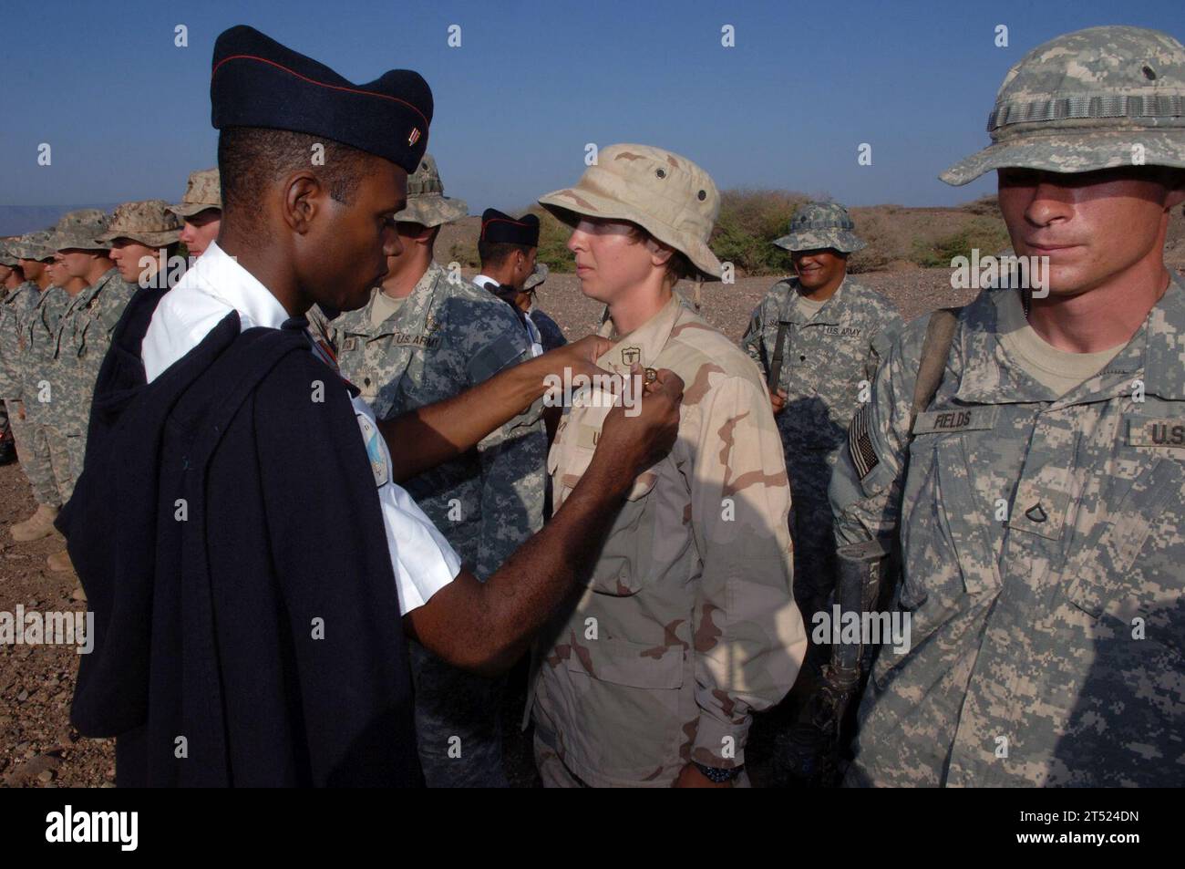Africa > Places, CJTF-HOA > Places, Djibouti, Events, French Military, Military Training, U.S. Army > people Stock Photo