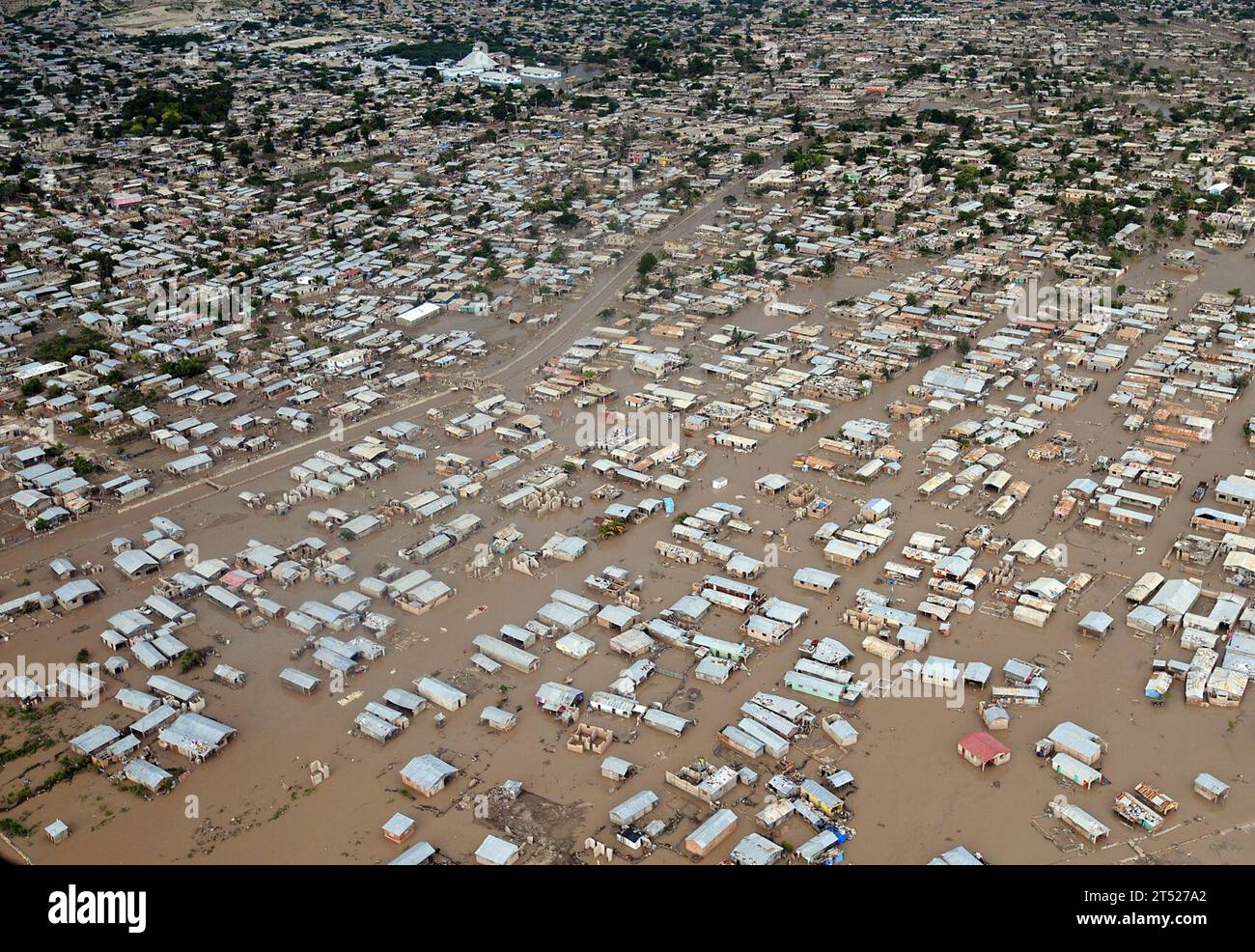 aid, Haiti, hurricane damage, IKE, relief, USAID, weather Stock Photo