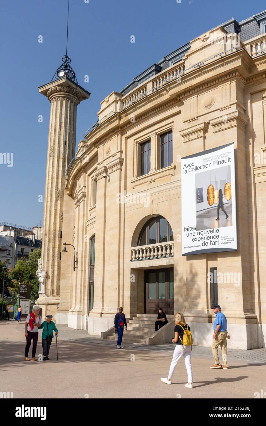 Bourse de Commerce (Pinault Collection), Les Halles, Paris, Rue de Viarmes, Paris, Île-de-France, France Stock Photo