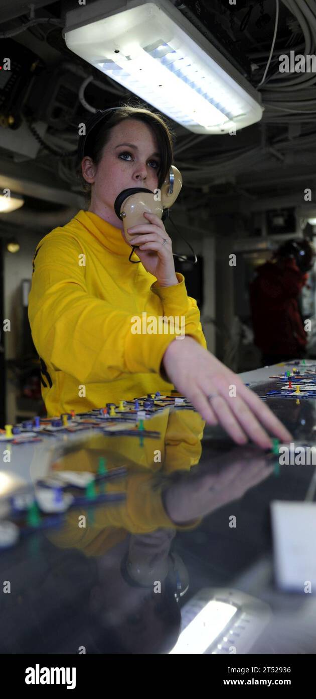 Aircraft Carrier Aircraft Control Female Flight Deck Control John C