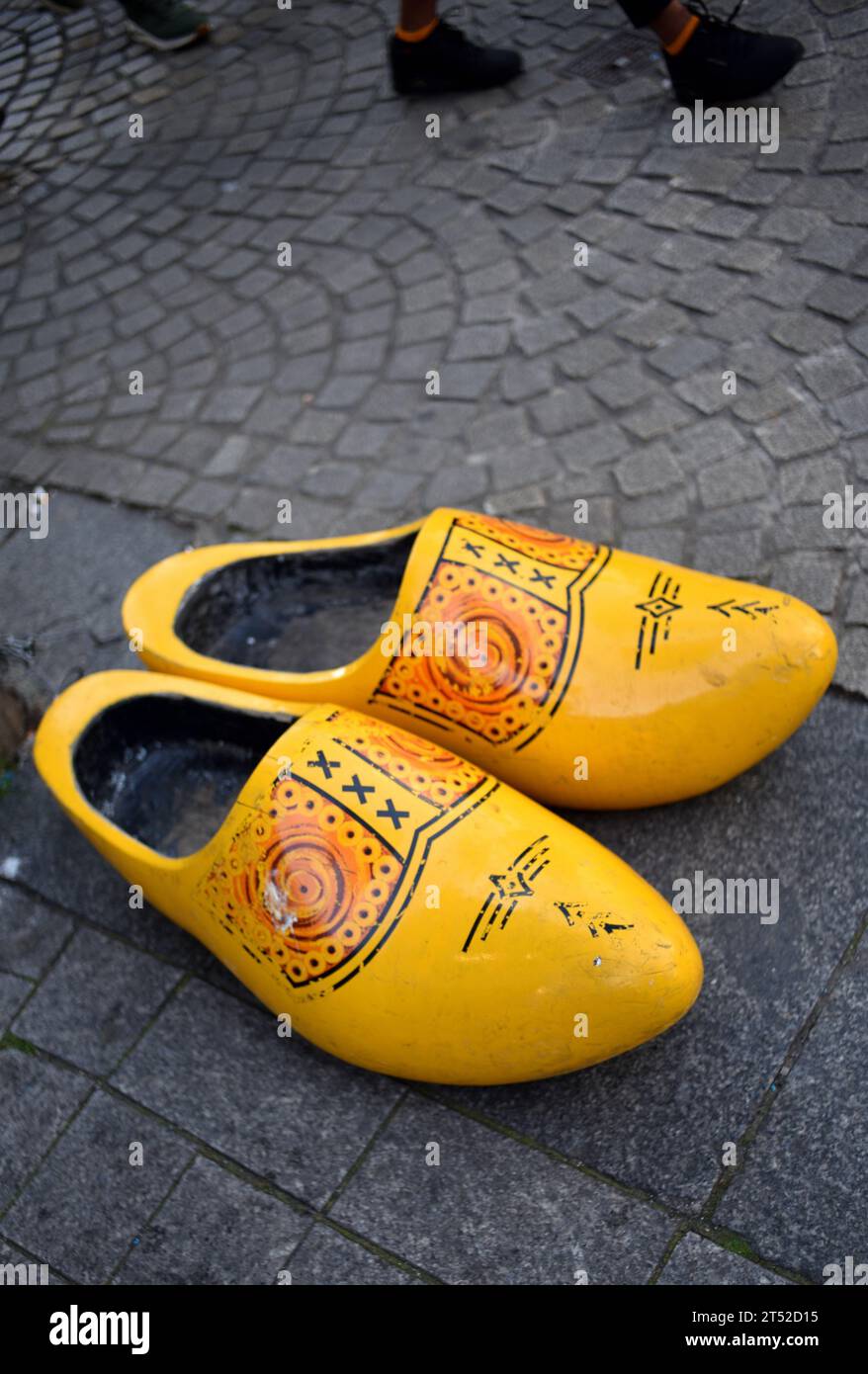 Yellow wooden best sale clogs