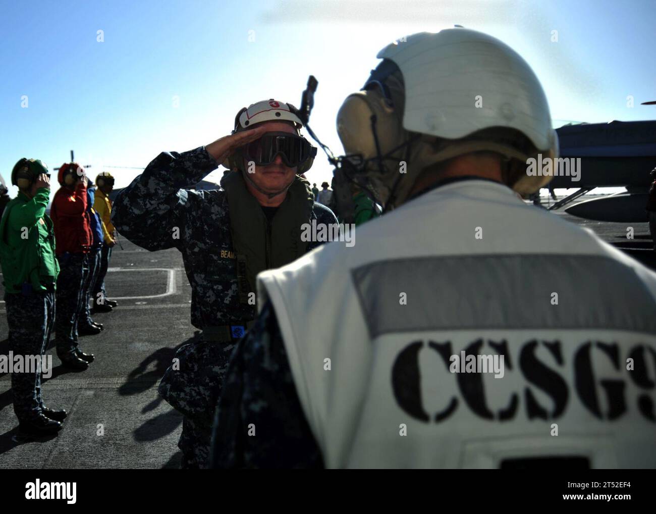 110926YB753-016 PACIFIC OCEAN (Sept. 26, 2011) Vice Adm. Gerald Beaman ...