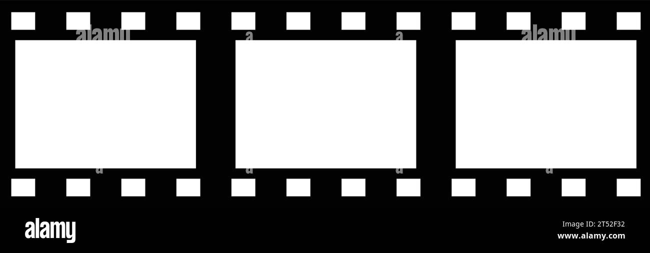 35mm film reel frames Royalty Free Vector Image Stock Vector Image