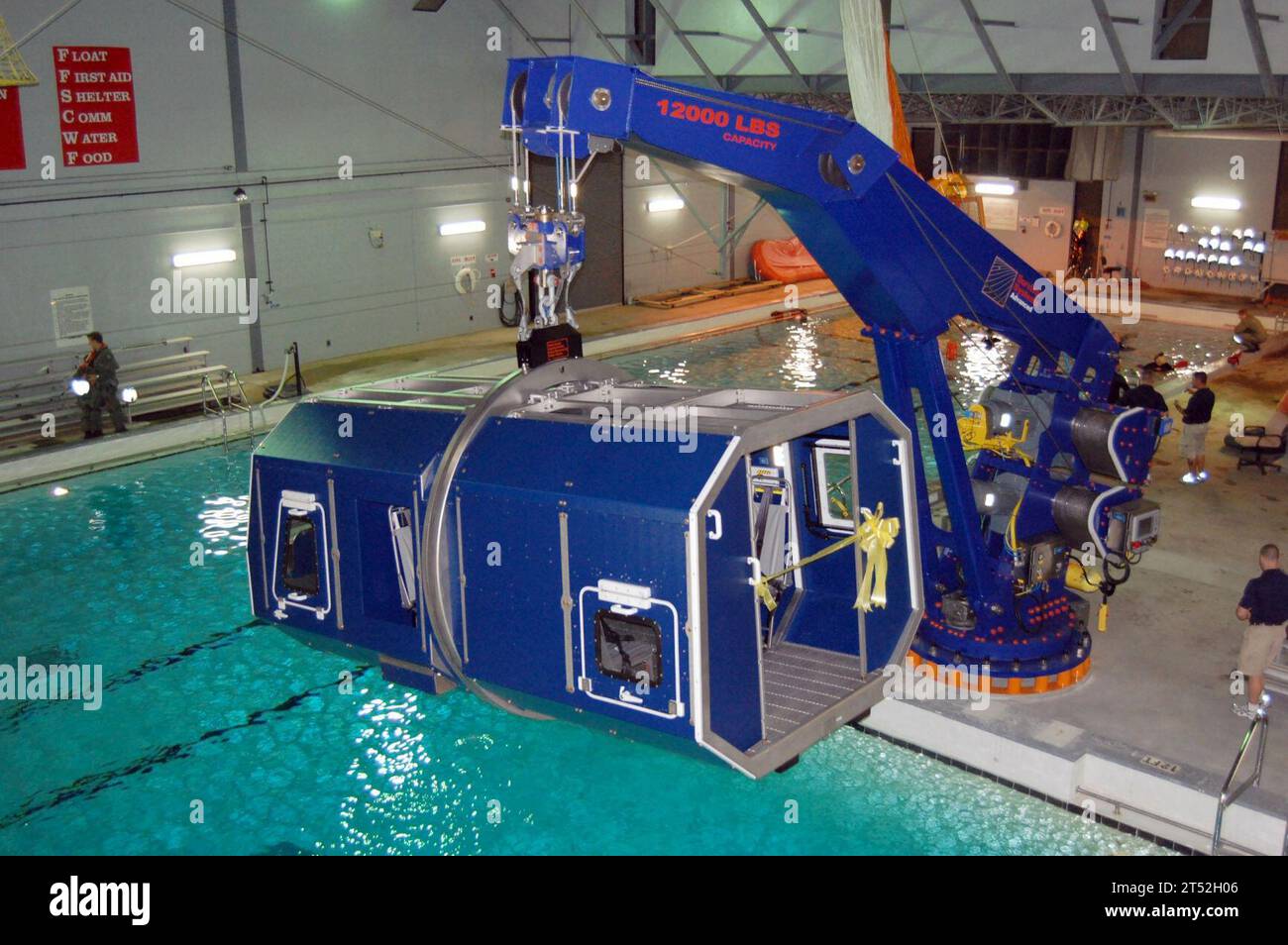 0904287689P-002 JACKSONVILLE, Fla. (April 28, 2009) The new 9D6 Modular Egress Training System at Aviation Survival Training Center Jacksonville simulates an aircraft ditching in a body of water and sinking upside down. (U.S. Navy Stock Photo