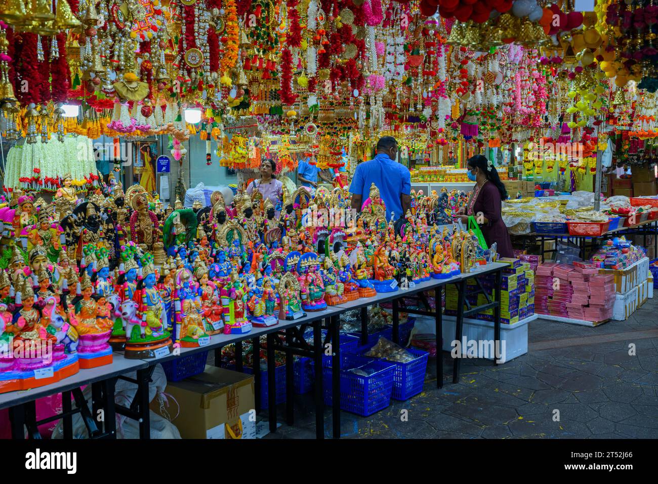 Deepavali Market, Little India, Singapore Stock Photo