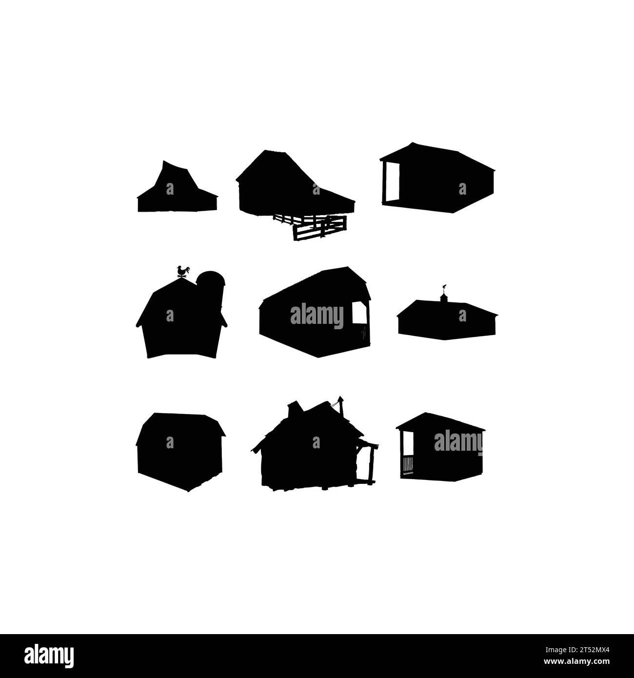 Red barn window Cut Out Stock Images & Pictures - Alamy