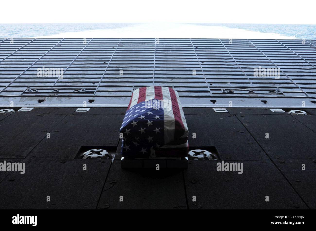 amphibious assault ship, burial at sea, Sailors, U.S. Navy, USS Wasp ...