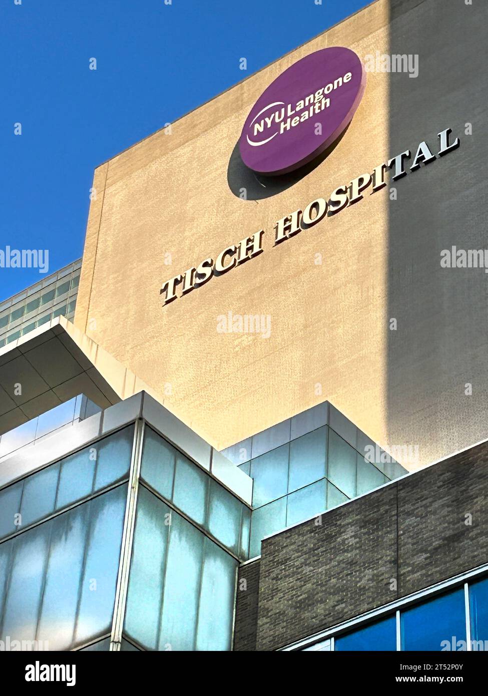 Tisch Hospital, NYU Langone Health, building exterior, New York City, New York, USA Stock Photo