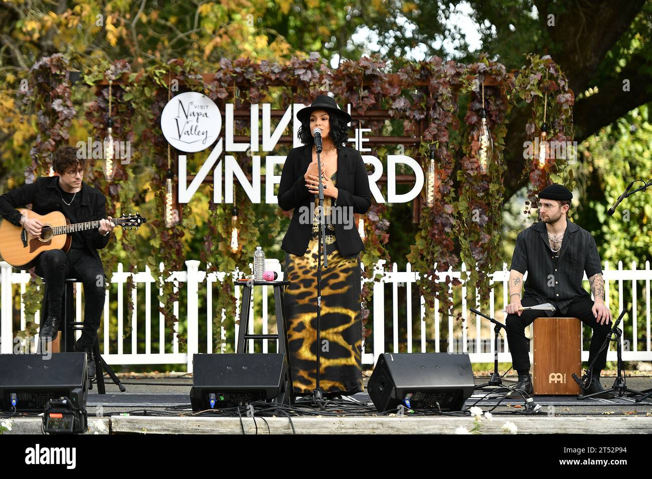 St. Helena, USA. 02nd Nov, 2023. Jordin Sparks performs during Day 2 of