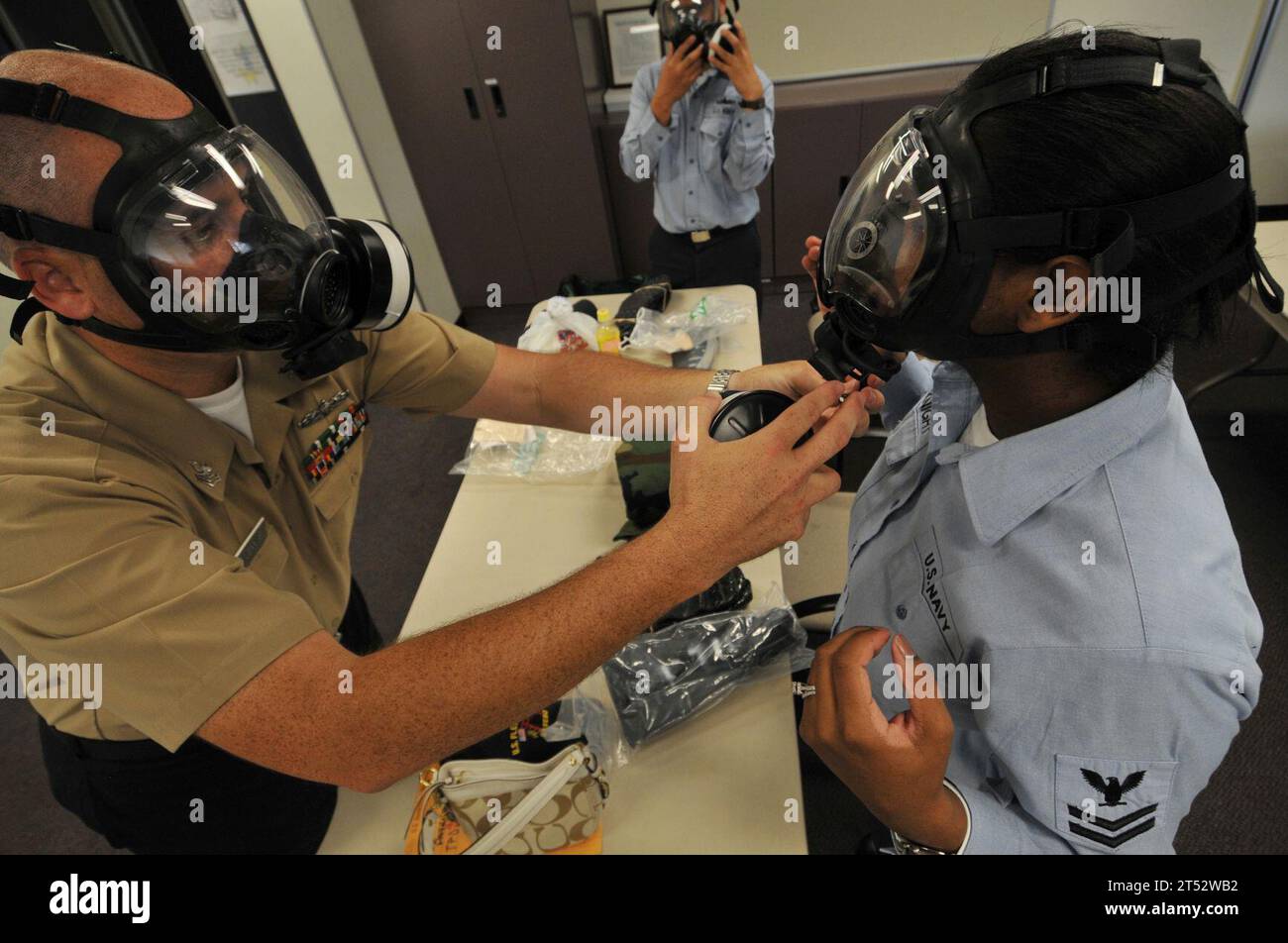 amphibious, CBRN training, CFAS, Fleet, Fleet Activities Sasebo, FOWARD DEPLOYED, japanese, paint, SAND, Sasebo, WAHL Stock Photo