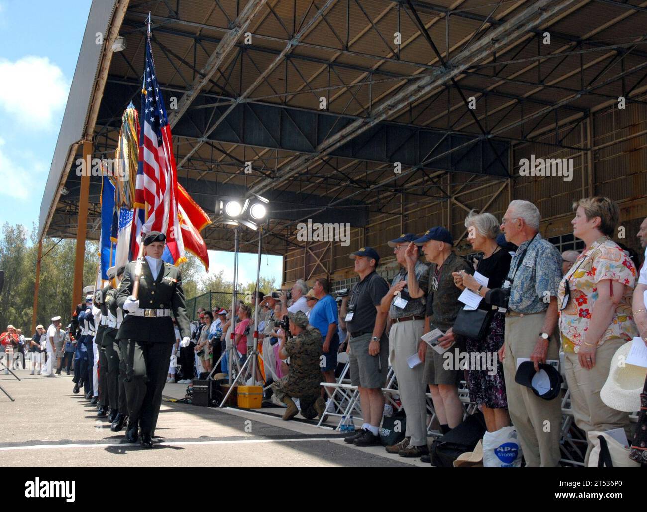 Battle Of Midway Commemoration Ceremony Stock Photo Alamy
