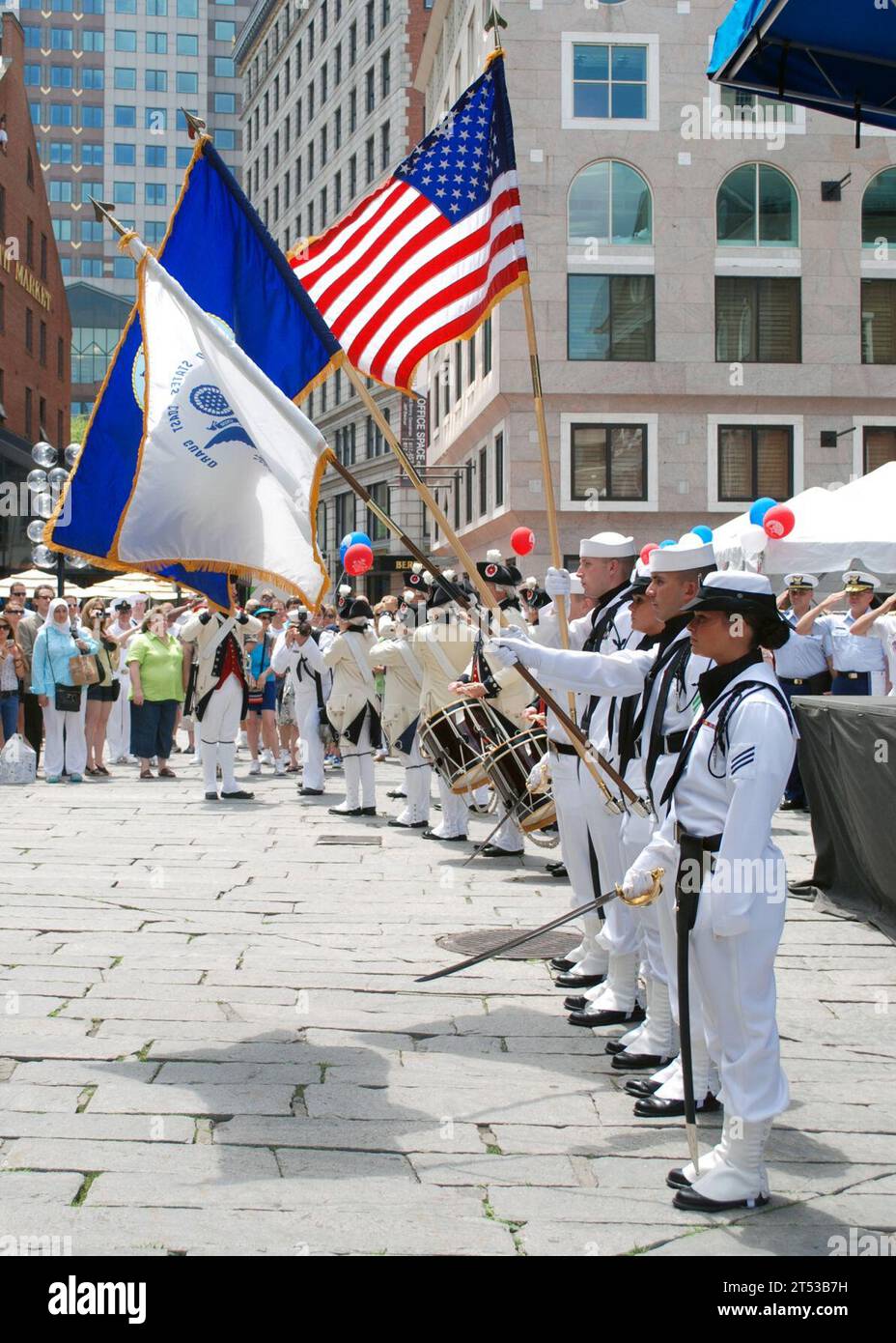 BOSTON, color guard, Faneuil Hall Marketplace, harborfest, Sailors, U.S