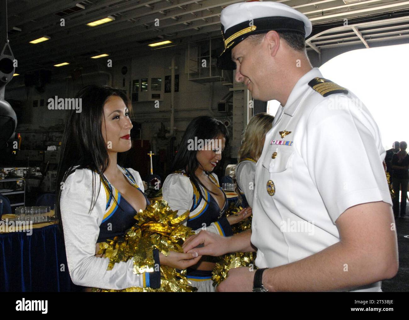 Boxer, Chargers cheerleaders, cheerleaders, LHD, LHD 4, LHD-4, Stock Photo