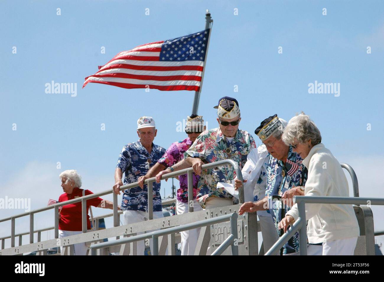 Calif., commissioning, Galveston Texas, guided-missile destroyer USS ...