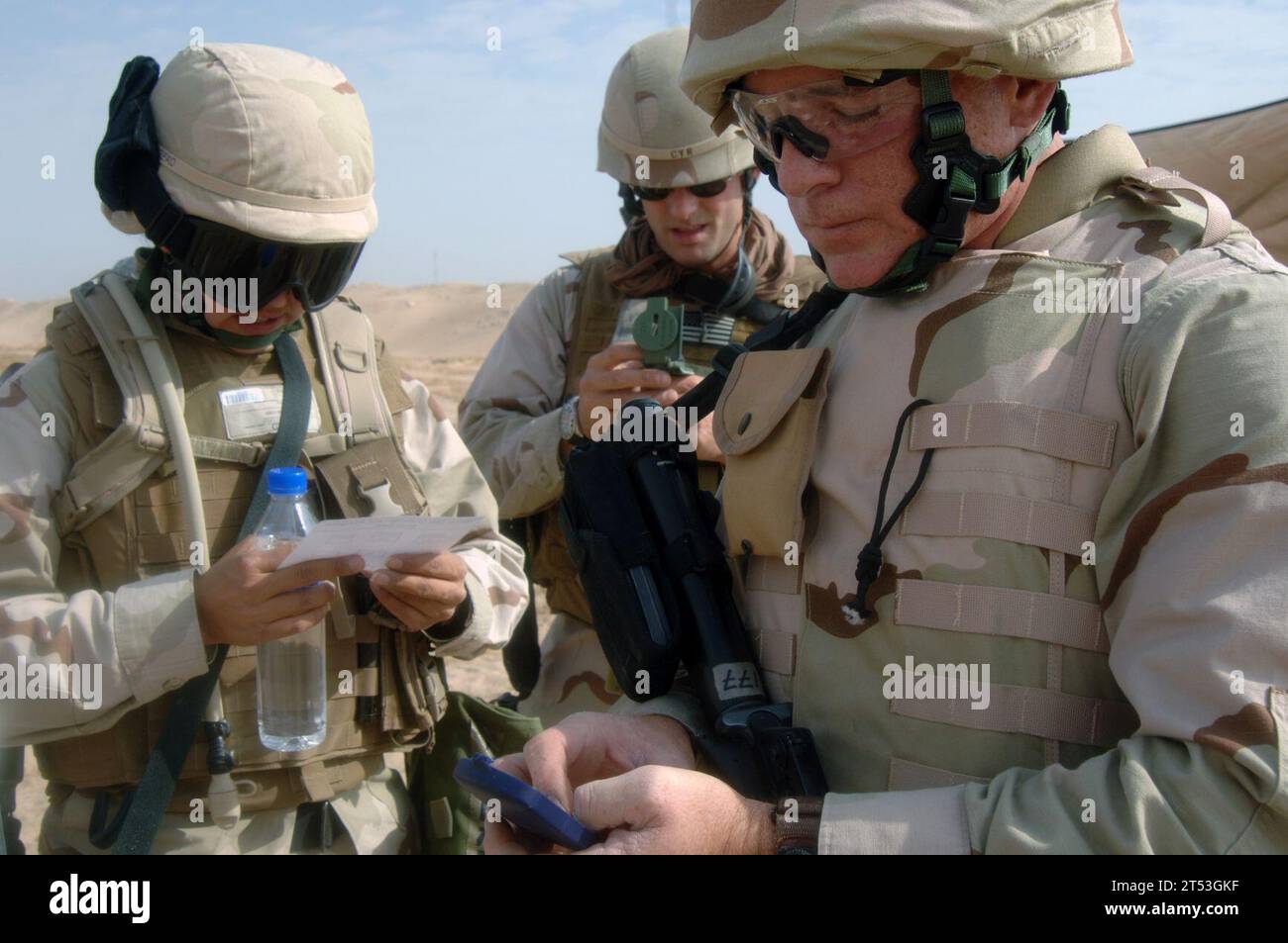 CAMP VIRIGINIA, Kuwait, Land Navigation, Navy Mobile Construction ...