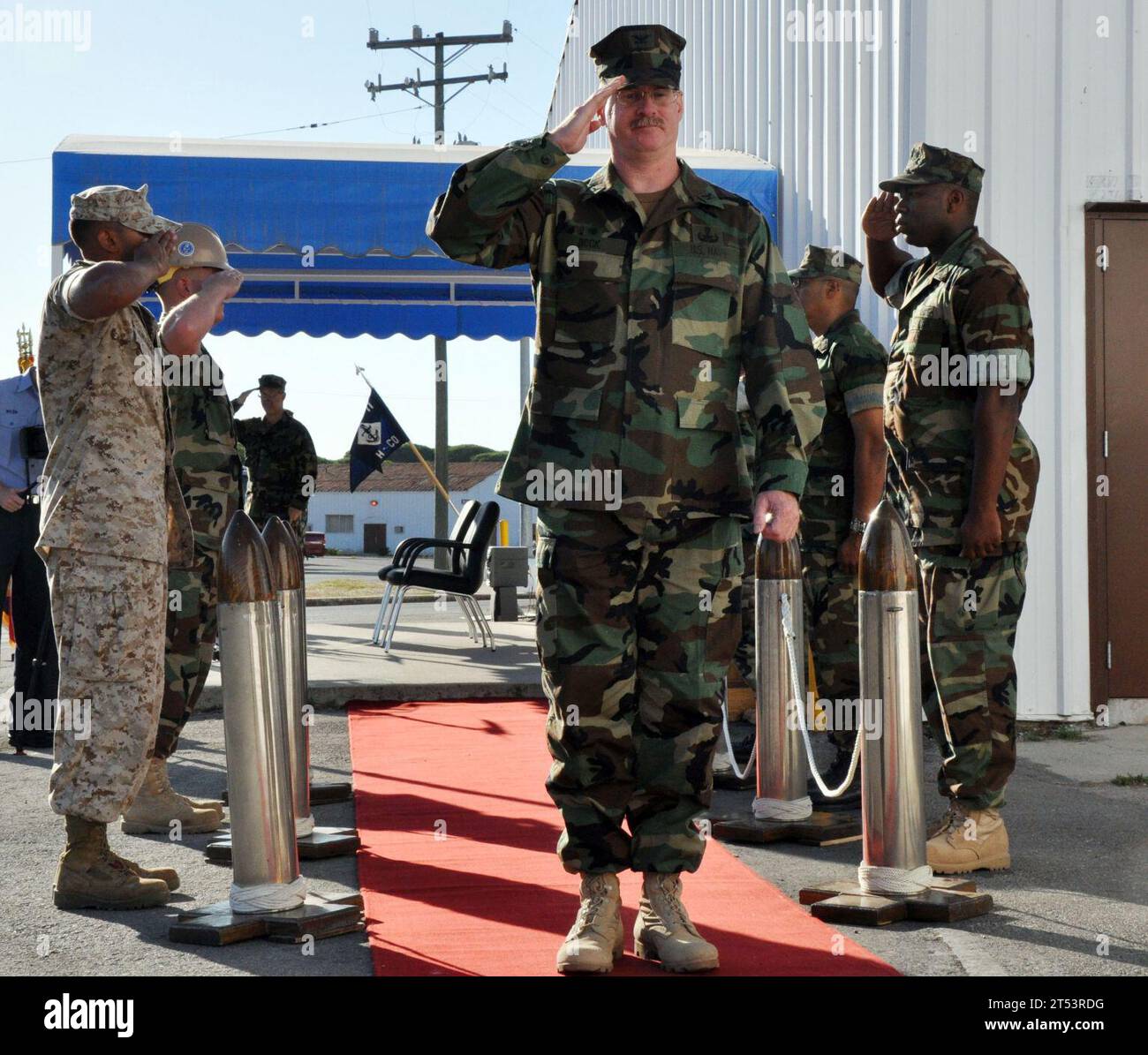 Military promotion ceremony hi-res stock photography and images - Alamy