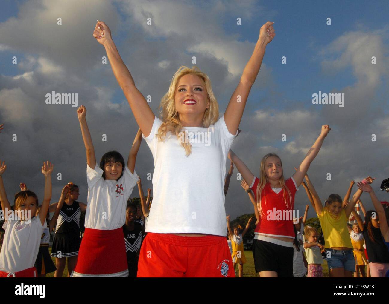 cheerleaders, nfl, people, San Diego Chargers Stock Photo