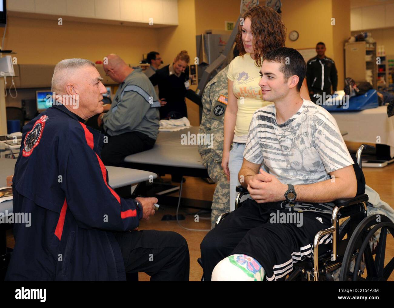 Comprehensive Combat and Complex Casualty Care, Naval Medical Center San Diego, people, R. Lee Ermey, vip Stock Photo