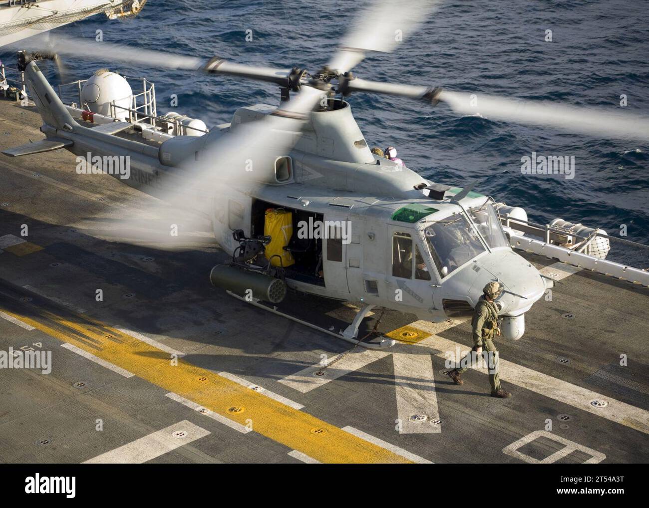 COMPTUEX, helicopter, HMM-163, UH-1Y Heuy, USS Boxer Stock Photo