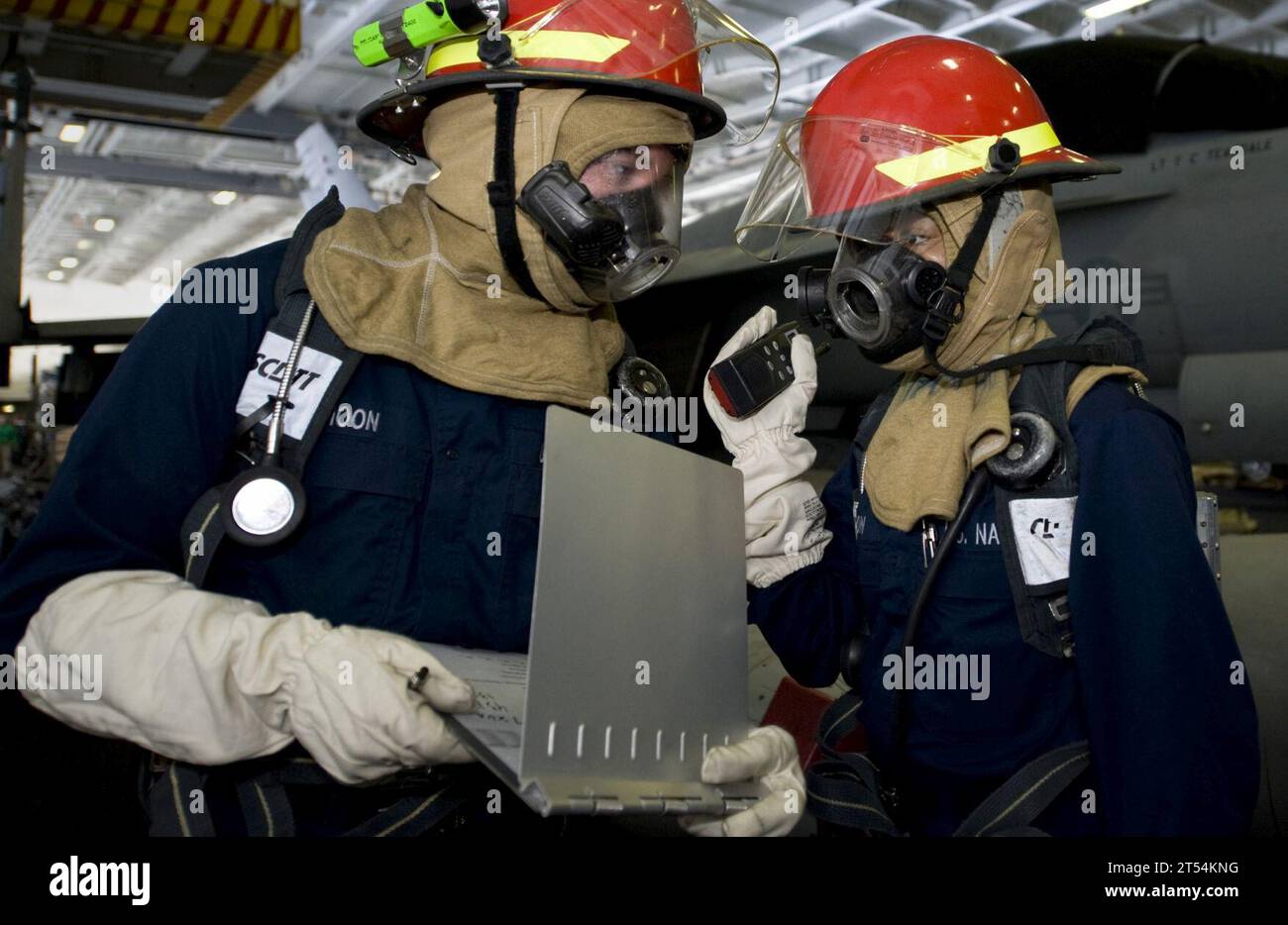 Deployment, Drill, fire fighting, General Quarters, Pacific Ocean, US ...