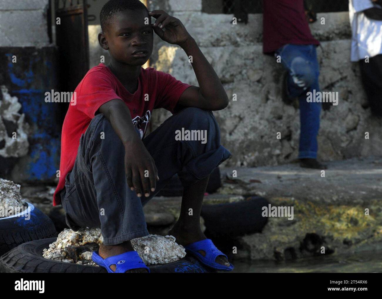 Haitian boy hi-res stock photography and images - Alamy