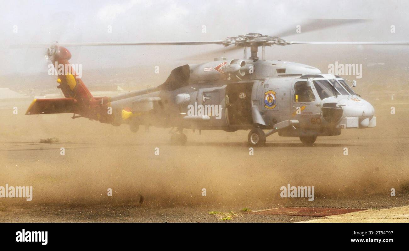 Easy Riders, Ford Island, helicopter, Helicopter Anti-submarine Squadron Light 37, hsl-37, navy, Pacific Aviation Museum, SH-60B Sea Hawk, Sikorsky, U.S. Navy Stock Photo