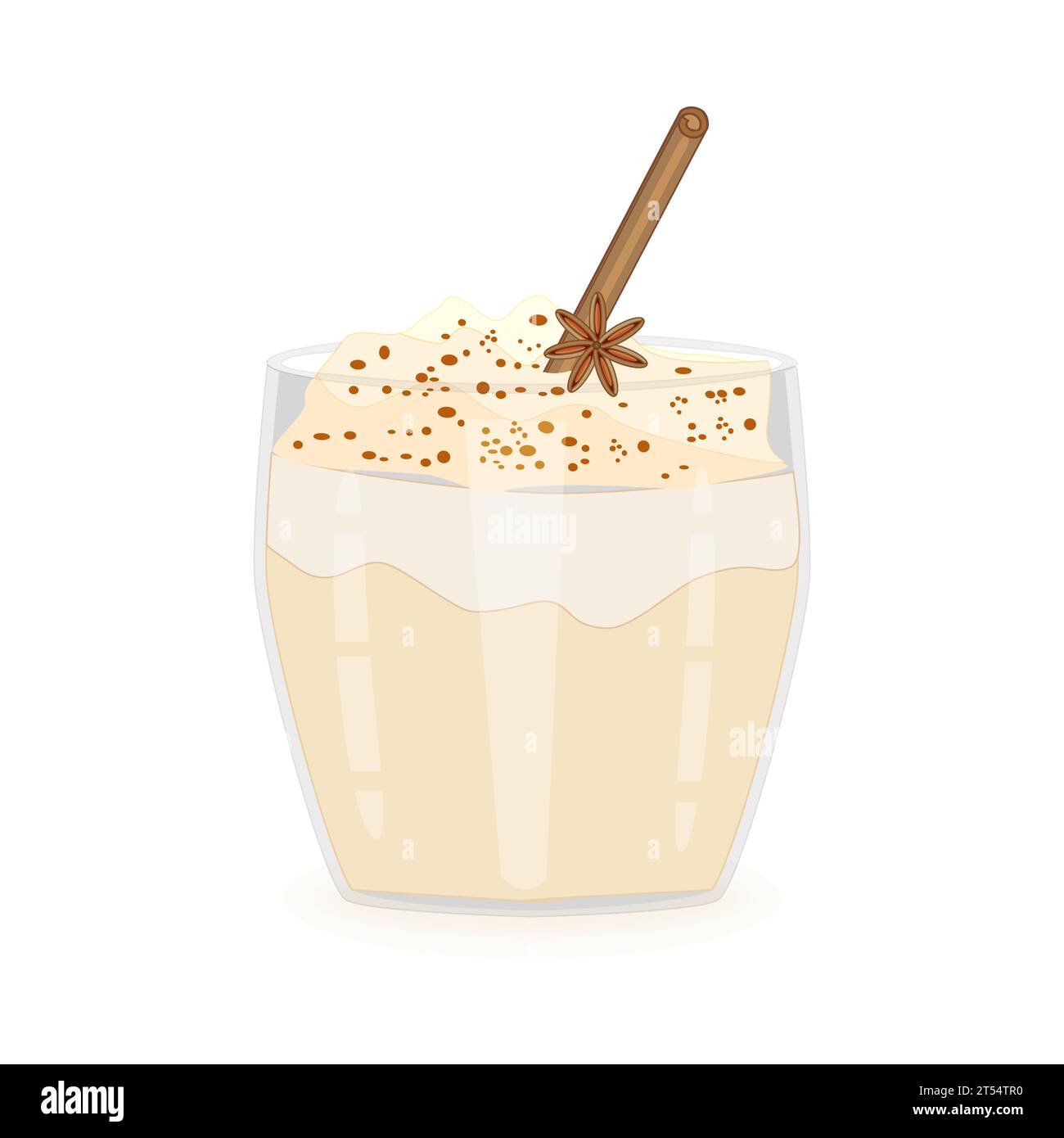 Christmas Eggnog In Glasses With Cinnamon And Christmas Decorations, Eggnog,  Alcoholic Drinks, Liquor PNG Transparent Image and Clipart for Free Download