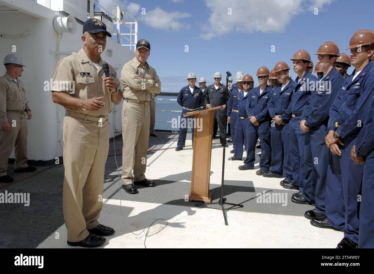 Enlisted, formation, MCPON, outreach, Sailors, speech, Submarine. visit ...
