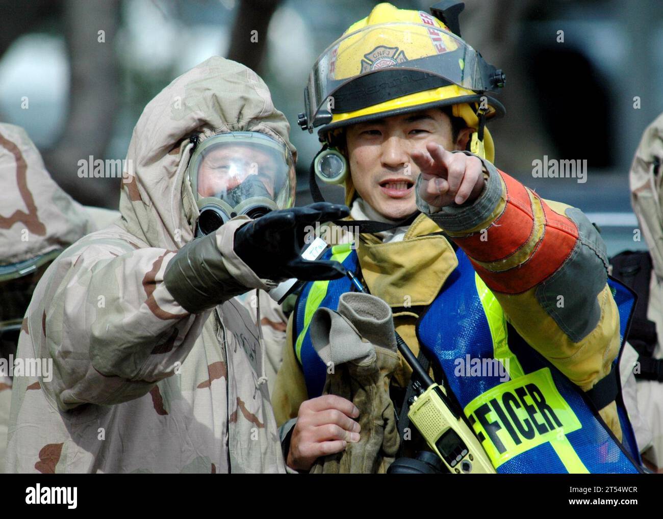 ert, exercise keen edge, Fire Department, people Stock Photo - Alamy