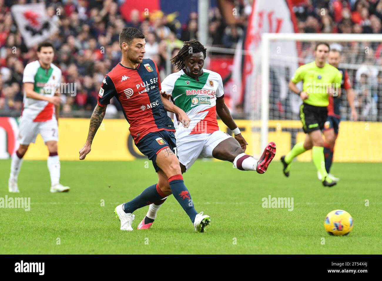 Pablo Galdames of Genoa CFC looks on during the Coppa Italia round of  News Photo - Getty Images