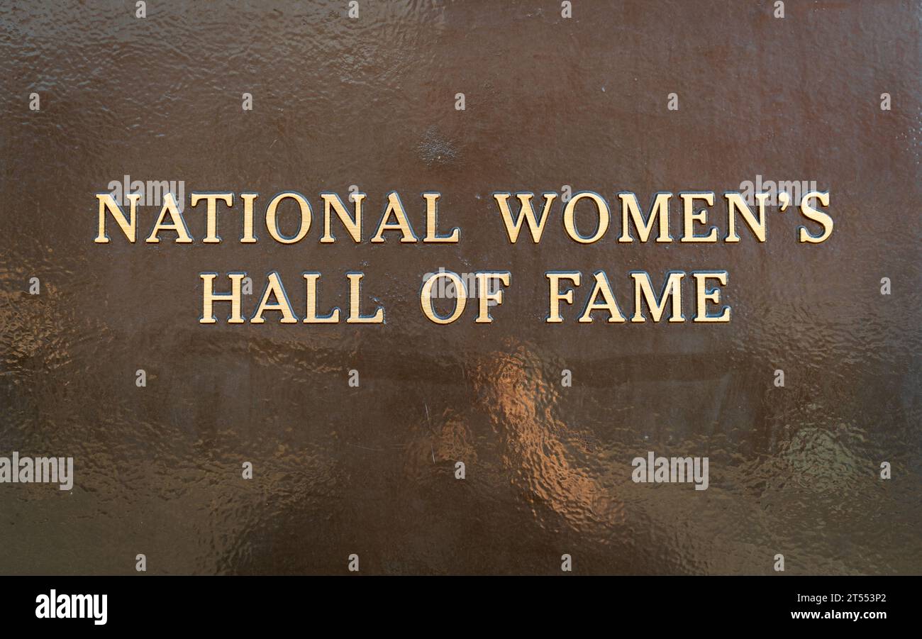 The National Women's Hall of Fame in Seneca Falls, New York Stock Photo