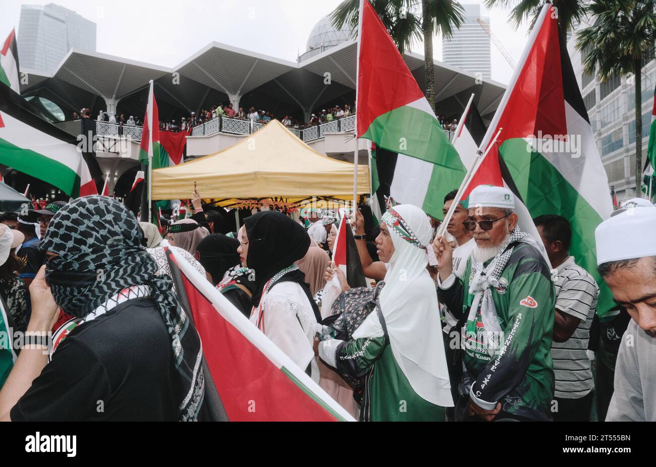 Pro Palestine Rally in Kuala Lumpur, Malaysia Stock Photo - Alamy