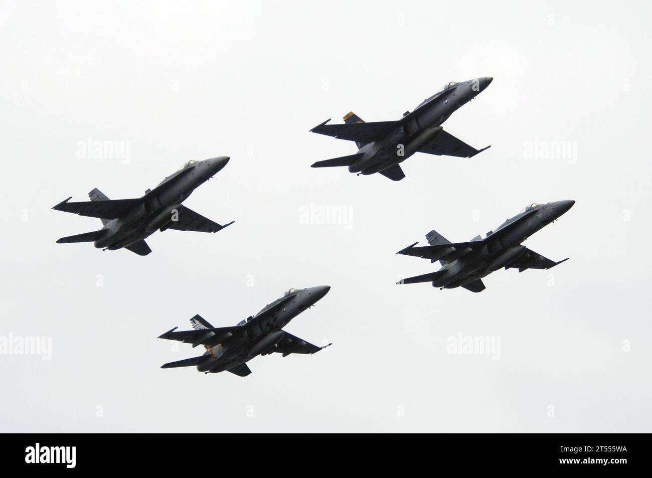 formation, hornet, jets, vfa-192, VFA-195 Stock Photo