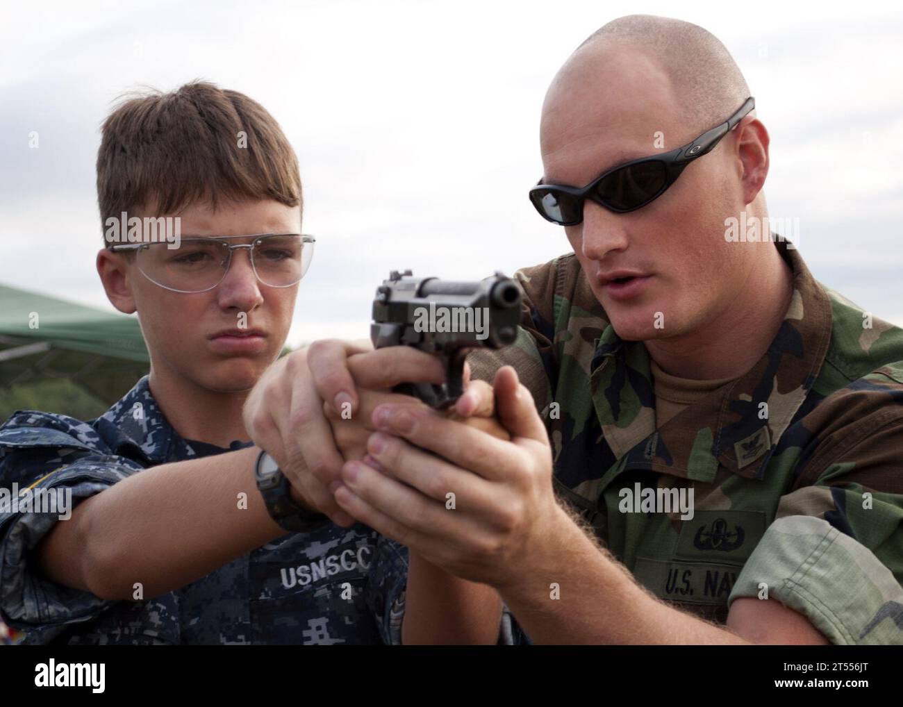 Ft. A.P. Hill, pistol, U.S. Naval Sea Cadet Corp, Va., weapon handling ...