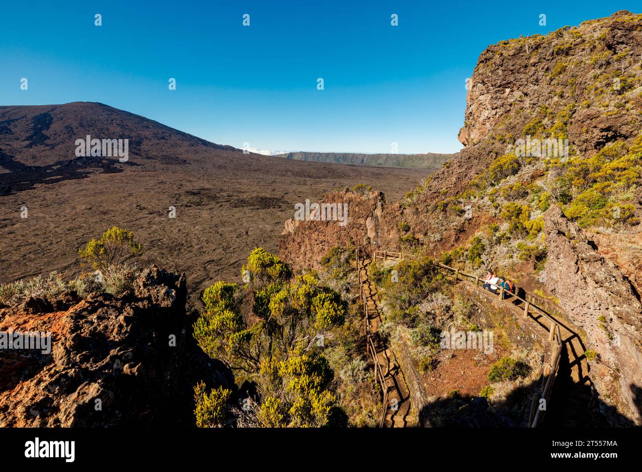 The Piton de la Fournaise volcano enclosure, SainteRose, Saint