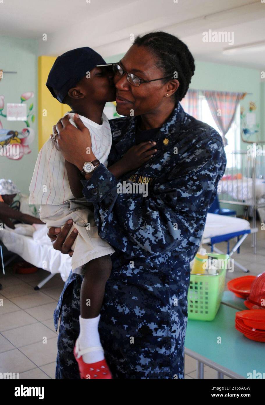 Haiti, Haitian child, hospital ship, msc, Port-au-Prince, Sailor, U.S ...