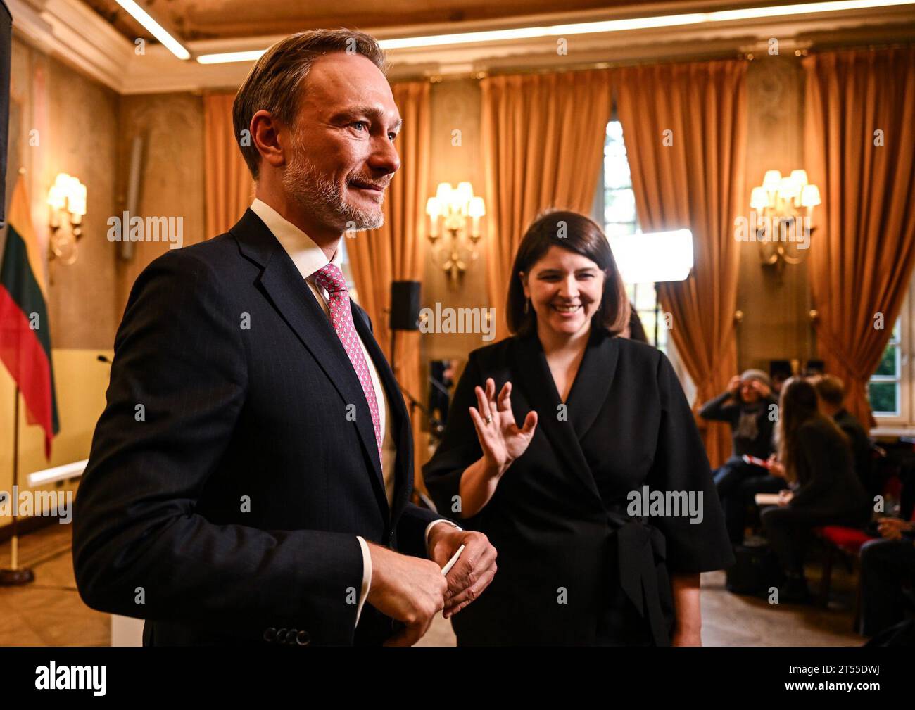 Vilnius, Lithuania. 03rd Nov, 2023. Christian Lindner (FDP), German ...