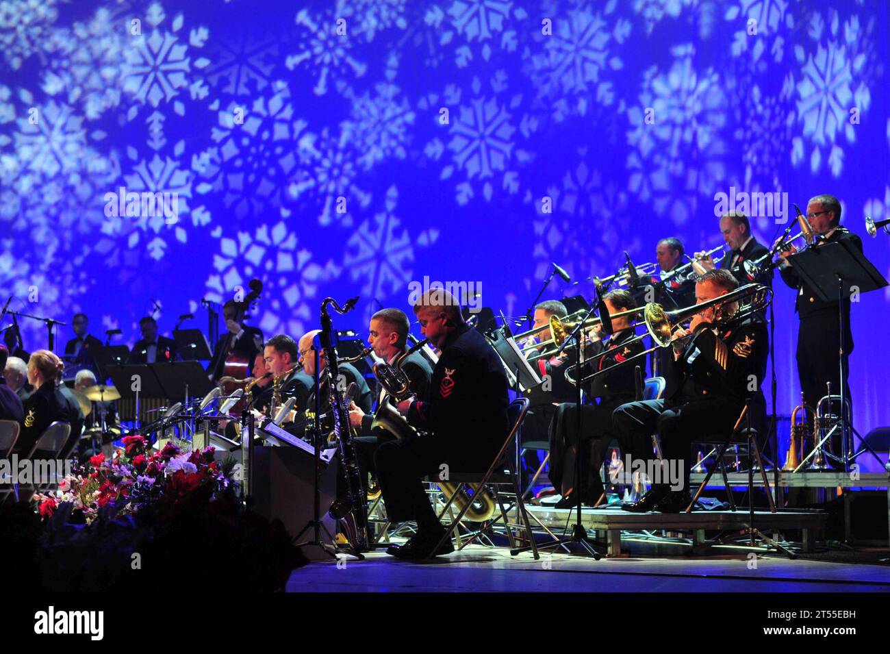 Holiday Concert Navy Band DAR Constitution Hall Stock Photo Alamy