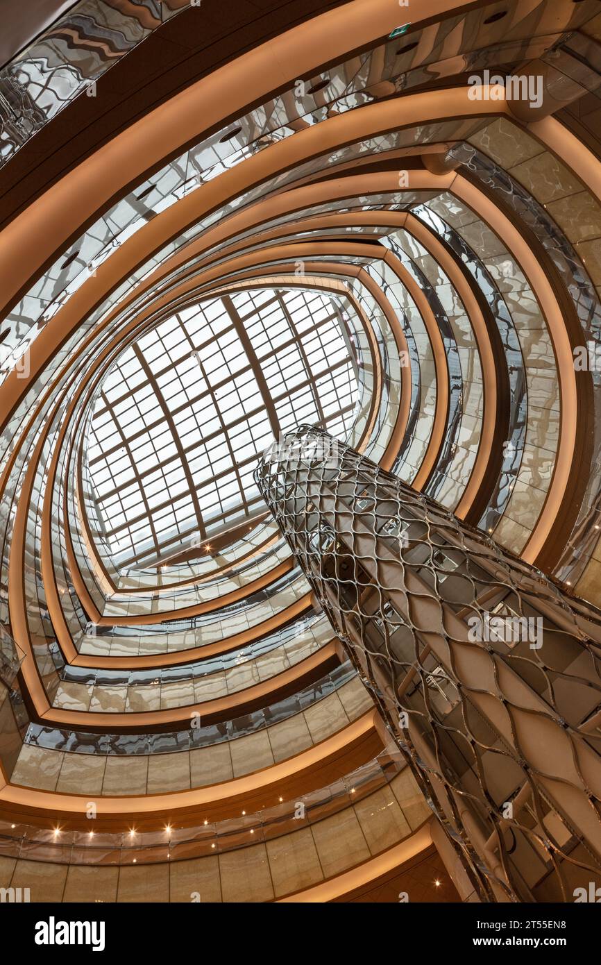 Atrium in the Lotte World Mall in Seoul, South Korea Stock Photo - Alamy